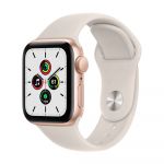 Apple Watch SE GPS Gold 44mm Aluminum Case with Starlight Sport Band