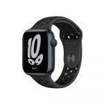 Apple Watch Nike Series 7 GPS Midnight 45mm Aluminum Case with Anthracite/Black Nike Sport Band