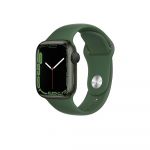 Apple Watch Series 7 GPS Green 41mm Aluminum Case with Clover Sport Band