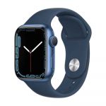 Apple Watch Series 7 GPS Blue 41mm Aluminum Case with Abyss Blue Sport Band