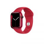 Apple Watch Series 7 GPS (PRODUCT)RED 41mm Aluminum Case with (PRODUCT)RED Sport Band