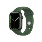 Apple Watch Series 7 GPS Green 45mm Aluminum Case with Clover Sport Band