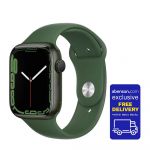 Apple Watch Series 7 GPS Green 45mm Aluminum Case with Clover Sport Band