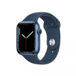 Apple Watch Series 7 GPS Blue 45mm Aluminum Case with Abyss Blue Sport Band