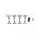 OMNI WEU-108-PK UNI8 Universal Outlet Extension Cord 8 Gang with Switch