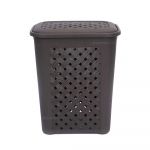 Cascade WF2059 Weave Rectangle Medium Brown Basket with Lid