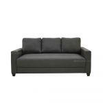 Homeplus Akira Iron Grey 3-Seater Fabric Sofa