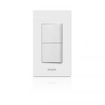 Philips LeafStyle 1.5M 2 Gang 1 Way Switch 