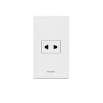 Philips LeafStyle 1 Gang 2P US-Euro Socket