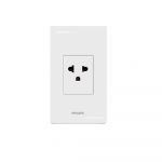 Philips LeafStyle Simplex 2P+E US-EU Socket
