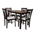 Homeplus Lorie Wenge 4-Seater Dining Set