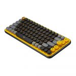 Logitech POP Keys Wireless Blast Yellow Wireless Mechanical Keyboard with Customizable Emoji Keys