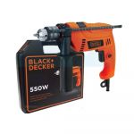 Black+Decker HD555K-B1 550W 13mm Hammer Drill Tool Kit