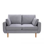 abensonHOME Jeremy Light Grey 2-Seater Sofa