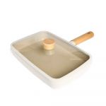 Neoflam FIKA 29cm Off White Brunch Pan with Glass Lid