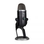 Blue Yeti X Black Professional Multi-Pattern USB Microphone with Blue Voice