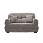 Homeplus Eljin Grey 2-Seater Fabric Sofa