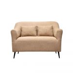 Homeplus Mella Beige 2-Seater Fabric Sofa