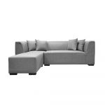 Homeplus Adonie Grey 3-Seater Corner Sofa