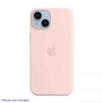 Apple iPhone 14 Silicone Case with MagSafe - Chalk Pink