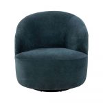 abensonHOME Alara Dark Blue Accent Lounge Chair