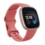 Fitbit Versa 4 Pink Sand/Copper Rose Health and Fitness Tracker Smartwatch