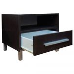 SB Furniture Alto Nite Table Wenge/White