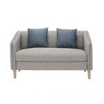 SB Furniture Crech 2-Seater Grey Sofa
