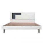 SB Furniture Spazz 297x163 inches White/Grey Twist Queen Bedframe