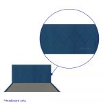 URSPACE Cleo Double Head Board Twilight Blue | Beds | Bedroom ...