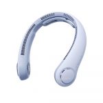 JisuLife Neck Fan Life4 Blue Wearable Fan | Mini Rechargeable Fans