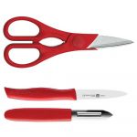 ZWILLING Twin Grip Kitchen Set Red