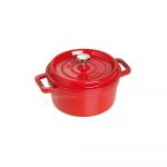 Staub Round Cocotte Cherry 18cm