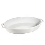 Staub Oval Roasting Dish White 37cm