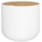 Habitat Blyth Occasional Table with Storage in White 48 cm
