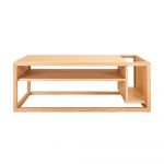 Habitat Kott Oak Coffee Table with Bar