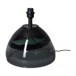 Habitat Sarah 28.5cm Black Glass Table Lamp