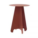 Habitat Sarie Red Metal Round Side Table