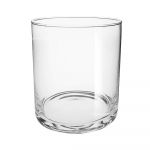 Habitat Flowers 17cm Mouth Blown Cylindrical Glass Vase