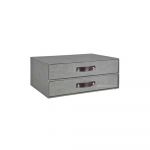 Habitat Come Storage Box with 2 Drawers Grey
