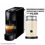 Nespresso Essenza Mini Black + Aeroccino 3 White Bundle | Food and