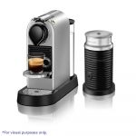 Nespresso Citiz Silver + Aeroccino 3 Black Bundle