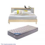 SB Furniture Backus Queen Mattress and Bedframe Bed Package