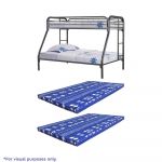 Veronica Bed Bunk Bed + Semi Double Mattress + Double Mattress Package