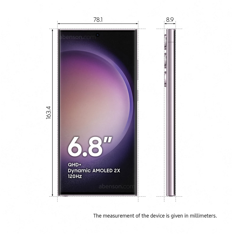 Samsung Galaxy S23 Ultra (12GB + 256GB) Lavender Smartphone