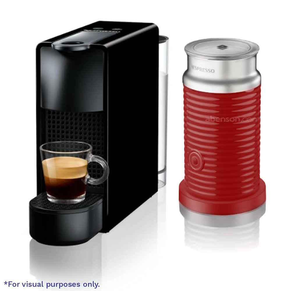 Nespresso Essenza Mini & Aeroccino 3 セット Nespresso Essenza Mini White + Aeroccino 3 Black Bundle