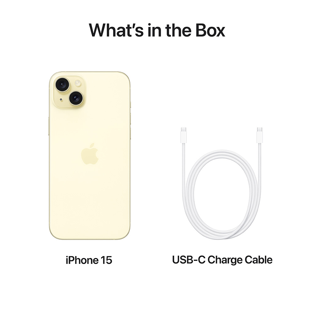 Apple iPhone 15 128GB Yellow Smartphone | Mobile | Abenson.com