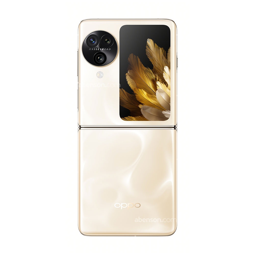 OPPO Find N3 Flip Cream Gold Smartphone | Mobile | Abenson.com