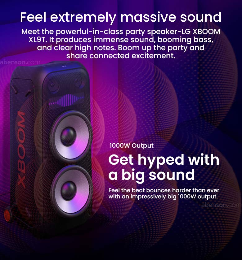 LG XBOOM XL9T Component Home Entertainment